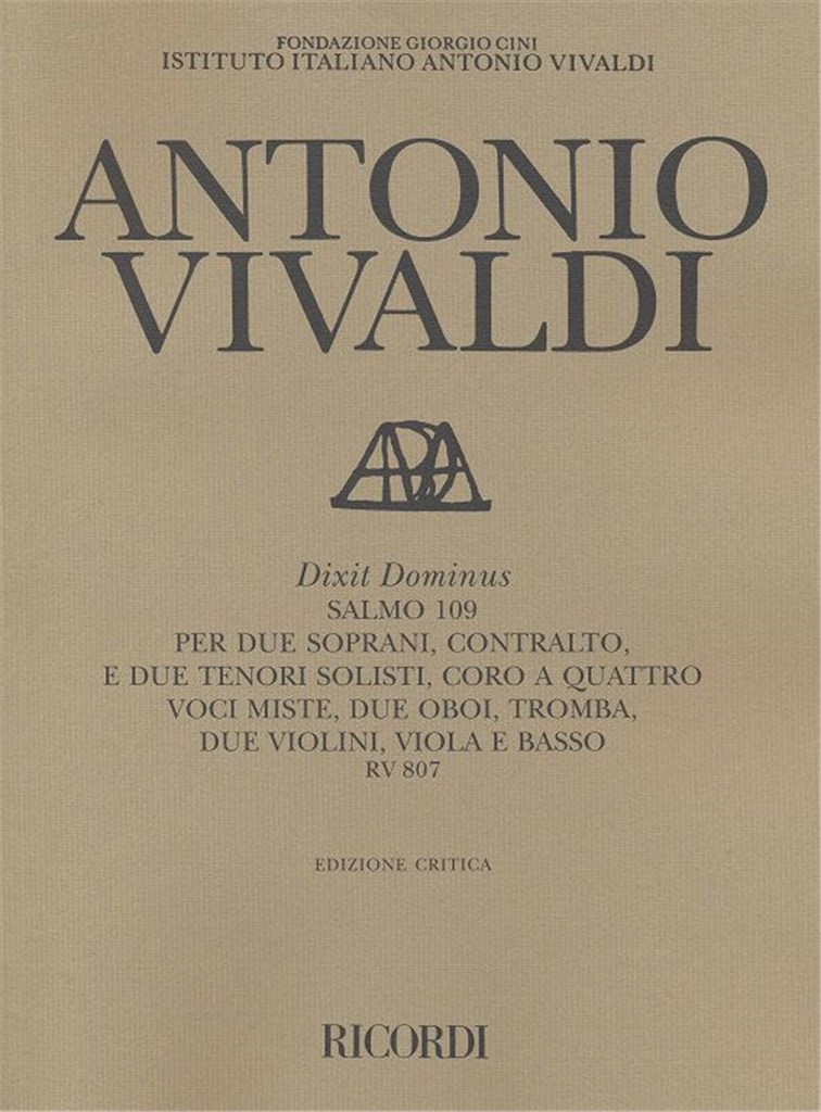 Dixit Dominus Salmo 109 Rv 807